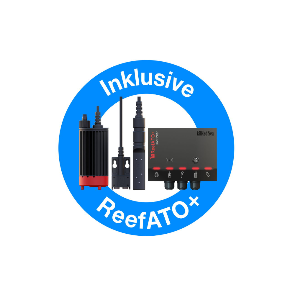 Red Sea Reefer MAX Peninsula 500 G2+ System, Raumteiler Schwarz und Weiß