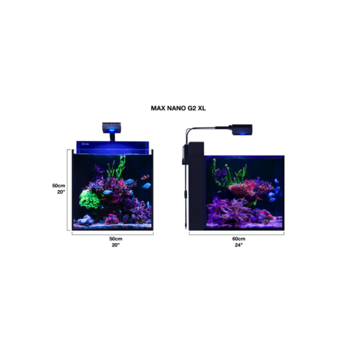 Red Sea MAX NANO G2 XL inkl. Unterschrank in weiss und schwarz